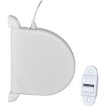 Enrouleur de sangle de volet roulant avec sangle de 14 mm de large, 5 m, montage mural, pivotant � 180 ...