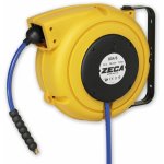 Zeca - enrouleur air et eau 16 m 15 bars tech avec enroulement automatique et support mural pivotant ...