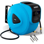 Masko - enrouleur de tuyau d'air comprim automatique 1 / 4 raccord - enrouleur de tuyau mural enrouleur ...