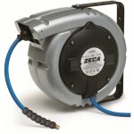 Zeca - enrouleur air et eau 12 m  1 / 4 12 bars structure en aluminium moul peint avec enroulement ...