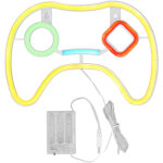 Enseigne au n�on led en forme de contrleur de jeu, 11 pouces x 7, 5 pouces, led sre, batterie abs en ...
