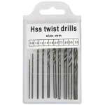 Ensemble de 10 forets h�lico�daux hss de 0, 8 mm � 3, 0 mm pour le per�age du plastique et du bois, le ...