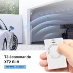 Ensemble de 2 t�l�commandes de porte de garage 868 mhz, t�l�commande de portail � 2 canaux, compatible ...