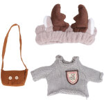 Ensemble 3 pi�ces v�tements pour canard en peluche lavables, diy d�guisement pour canard jouet cartoon ...