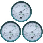 Ensemble de 3 thermom�tres / hygrom�tres 2 en 1, mini thermom�tres zones confort color�es, int�rieur ...