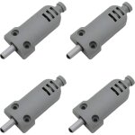 Lot de 4 amortisseurs de porte de meuble en plastique touch latch fermeture buffer pour portes d'armoire ...