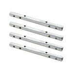 Tubesca comabi - ensemble 4 manchons de liaison poutre aluminium