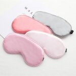 Ensemble de 4 masques de sommeil, masques de nuit respirants en soie et coton, masques occultants pour ...