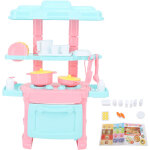 Ensemble de 48 pi�ces jouets cuisine r�aliste avec bords lisses pour jeu d'imitation interactif et immersif ...