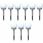 Ensemble de 9 lumières de boule de prise solaire à led Ensemble de 9 lumières de boule de prise solaire à led