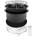 Ensemble d'accessoires pour friteuse à air chaud monzana - 9 pièces pour pâtisserie cuisine - moule Ensemble d'accessoires pour friteuse à air chaud monzana - 9 pièces pour pâtisserie cuisine - moule