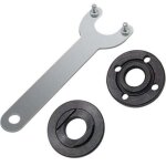 Ensemble de bride de support et d'�crou de blocage pour meuleuse 5 / 8  - 11, cl� coud�e en m�tal pour ...