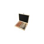 Ensemble de chopes � manche en bois ciseau 6 pi�ces