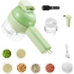 Ensemble de coupe - l�gumes �lectriques robot culinaire portable chopper v�g�tal crusheur de pommes de ...