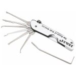 Ensemble de crochetage de serrure pliable 7 en 1 ensemble de crochets de verrouillage en acier inoxydable ...