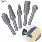 Ensemble de fraises rotatives outils �lectriques meulage du bois r�pe en acier solide outil de sculpture ...