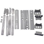 Ensemble glissires de porte d'origine (481231019131, c00312150) rfrigrateur, conglateur aeg, ariston ...