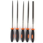 Ensemble de limes � bois avec r�pe en acier, mini lime plate assortie pratique (3 x 140 mm)