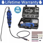 Ensemble d'outils multi rotatifs dremel accessoires compatibles mini perceuse hobby + valise