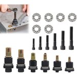Ensemble d'outils de rivetage manuel 6 pi�ces, pince � rivets jeu de rivets pour outil d'�crou de rivet ...