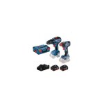 Ensemble perceuse - visseuse 18 v gsr18v - 50 + clé gdx18v - 200 2 x 4, 0 a - b 6019j2220 Ensemble perceuse - visseuse 18 v gsr18v - 50 + clé gdx18v - 200 2 x 4, 0 a - b 6019j2220