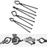 Ensemble de pinces de forgeron 18 pouces 4 pi�ces, embout en v, m�choire de loup, embout en z en v, pinces ...