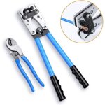 Ensemble de pinces � sertir dispositif pince � sertir les cosses de c�ble roue � cliquet pince � sertir ...
