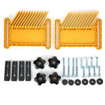 Ensemble de planches � plumes pour le travail du bois, 2 pi�ces, tables de toupie, scies, aide � la menuiserie ...