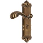 Ensemble de poign�es de porte design de haute qualit� avec cylindre de verrouillage