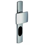 Ensemble de poign�e ?scult? sur plaque - bezault - diamant noir - plaque 215 x 41 mm - entraxe de fixation ...