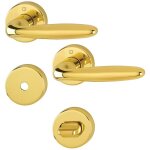 Ensemble de poign�e v�rona sur rosace ronde (� 52 mm) - hoppe ag - pour porte de 40 � 50 mm. - condamnation ...