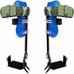 Ensemble de pointes d'escalade d'arbre avec sangles de ceinture de harnais de s�curit� r�glables, kit ...