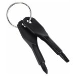 Ensemble de porte - cl�s mini tournevis, t�te plate portable en acier inoxydable et outil de jeu de tournevis ...