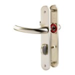 Hoppe et cie - poignée de porte intérieure - tokyo beige ivoire - condamnation - 195 mm Hoppe et cie - poignée de porte intérieure - tokyo beige ivoire - condamnation - 195 mm