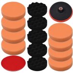 Ensemble de tampons de polissage 14 pcs 150 mm - vidaxl