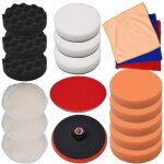 Ensemble de tampons de polissage 18 pcs 150 mm - vidaxl