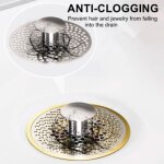 Ensemble de vidange universel 34 - 37 mm pour lavabos de salle de bain, avec plaque filtrante et filtre ...