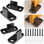 Dhklfa - 4 pcs guide de plancher porte coulissante, multifunctional bas de porte grange guide au sol ...
