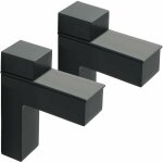 Ensoleille - support d'�tag�re en verre support de tablette r�glable et adaptable d'�paisseur de 5 - ...