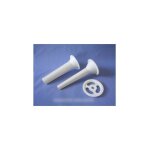 Entonnoir blanc a saucisse a950 pour hachoir a viande kenwood