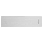 Entr�e boite aux lettres - d�cor : satin� - dimensions : 300 x 80 mm - entraxe : 275 mm - epaisseur : ...