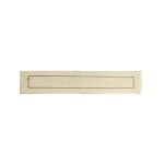 Devismes - entres de botes aux lettre en laiton poli 300 x 60 mm - type 454