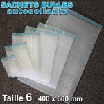 Enveloppebulle - lot de 100 sachets bulles d'air 400x600 mm avec rabat adh�sif