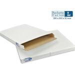 Lot de 5 bo�tes pochettes carton m - hauteur 3cm - format 215x335 mm