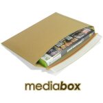 Lot de 5 enveloppes carton media - box compatible lettre suivie / lettre max la poste