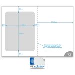 Enveloppebulle - lot de 500 planches a4 avec �tiquette colissimo int�gr�e 150 x 100 mm