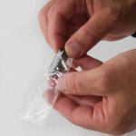 Lot de 500 sachets plastiques � fermeture zip 40x60mm standard 50�