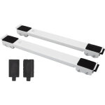 Eosnow 2 pi�ces meubles appareil rouleau en acier 300kg charge portante extensible machine base mobile ...