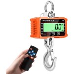 Eosnow - balance � crochet �lectronique portable et robuste de 2 000 kg avec �cran lcd num�rique, de ...