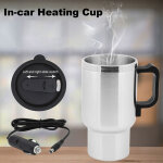 Eosnow - bouilloire �lectrique pour voiture, thermos de voyage en acier inoxydable, avec voyant lumineux, ...